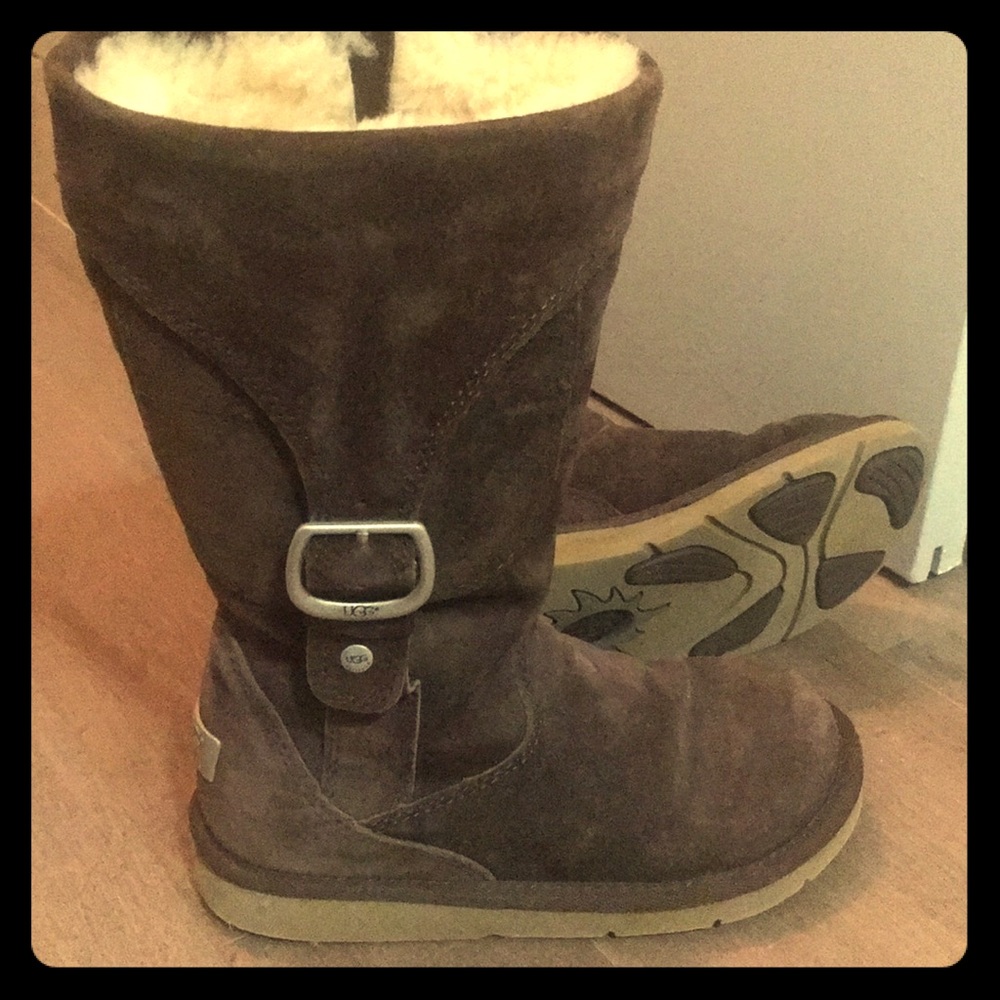 Sheepskin lined UGG boots